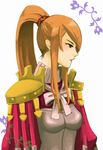  1girl armor brown_eyes brown_hair matsuda_(engawa-juri) phiona solo sword valkyrie_profile valkyrie_profile_covenant_of_the_plume weapon 