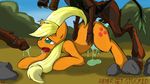  applejack_(mlp) equine female fluency723 friendship_is_magic horse my_little_pony pony timberwolves 