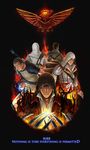 assassin&#039;s_creed assassin's_creed assassin's_creed_(series) cole_mcgrath crossover engrish ezio_auditore_da_firenze highres hood hoodie infamous infamous_2 nathan_drake pixiv(1776315) prototype_(game) ranguage uncharted 