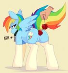  &lt;3 anal beads collar disembodied_hand equine female friendship_is_magic horse my_little_pony pet pet_dash pony rainbow_dash_(mlp) 