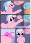 aloe_(mlp) blue_eyes blush comic dialog dialogue english_text equine female feral friendship_is_magic hair headband hi_res horse mammal masturbation my_little_pony pink_hair pony pussy_juice pyruvate sex_toy solo spa spread_legs spreading text vibrator 