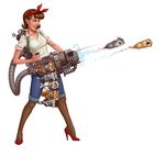  amazing ambiguous_gender cat cat_launcher clothing cute derp feces feline female futuristic glooh heels high_heels human humor kitten_cannon mammal plain_background ranged_weapon unknown_artist weapon what white_background 