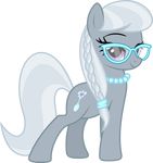  alpha_channel equine female feral friendship_is_magic hi_res horse kraysee mammal my_little_pony necklace plain_background pony silver_spoon_(mlp) solo transparent_background 