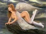  blood boots female lorenzo_sperlonga nude white_wings wounded 