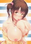  breast_hold breasts matsugawa nipples no_bra the_idolm@ster the_idolm@ster_cinderella_girls totoki_airi 