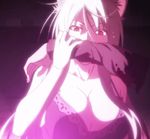  animated animated_gif araragi araragi_koyomi blood cannibalism guro hanekawa hanekawa_tsubasa hanekawa_tsubasa_(cat) lowres monogatari_(series) nekomonogatari severed_limb white_hair 