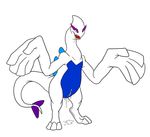  anthro dripping female hi_res legendary_pok&#233;mon looking_at_viewer lugia nintendo plain_background pok&#233;mon pok&eacute;mon pussy silverclaw1 vectorized video_games white_background 