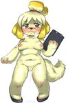  artist_request blush breasts breath canine clipboard crying cum cumdrip dog doubutsu_no_mori female furry heart heart-shaped_pupils isabelle_(animal_crossing) mammal navel nintendo nipples open_mouth paws plump pussy shizue_(animal_crossing) shizue_(doubutsu_no_mori) simple_background symbol-shaped_pupils tail unknown_artist video_games yellow_eyes 