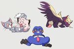  clefairy croagunk glameow porkyman stunky ukkappa 