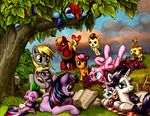  alligator amber_eyes apple_bloom_(mlp) applejack_(mlp) basket big_macintosh_(mlp) blonde_hair blue_eyes book bow cub cutie_mark_crusaders_(mlp) derpy_hooves_(mlp) diaper dinky_hooves_(mlp) dragon equine eyes_closed female feral fluttershy_(mlp) flying freckles friendship_is_magic fur green_eyes group gummy_(mlp) hair harwick horn horse hug lying male mammal multi-colored_hair my_little_pony on_back outside pegasus picnic_basket pink_fur pink_hair pinkie_pie_(mlp) pony pound_cake_(mlp) pumpkin_cake_(mlp) purple_eyes purple_hair rainbow_dash_(mlp) rainbow_hair rarity_(mlp) red_hair reptile scalie scootaloo_(mlp) smile spike_(mlp) sweetie_belle_(mlp) tree twilight_sparkle_(mlp) unicorn wheat wings young 