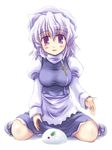  hat letty_whiterock lowres short_hair snow snow_bunny solo toshihiro touhou 