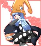  artist_request eruka_frog hat pantyhose polka_dot solo soul_eater witch wizard_hat 