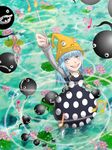  artist_request beamed_eighth_notes eighth_note eruka_frog flower hat musical_note pantyhose polka_dot quarter_note solo soul_eater treble_clef wading wand water witch wizard_hat 