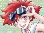  2004 artist_request blush_stickers cowboy_bebop edward_wong_hau_pepelu_tivrusky_iv goggles lowres red_hair short_hair solo 