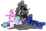  alpha_channel anthro anthrofied armor black_hair blue_eyes bra breasts clothing crossgender crown cutie_mark cyahna dress equine eye_mist female friendship_is_magic gold group hair harem horn horse king_sombra king_sombra_(mlp) mammal multi-colored_hair my_little_pony necklace nipples plain_background pony princess_cadance_(mlp) princess_cadence princess_celestia princess_celestia_(mlp) princess_luna princess_luna_(mlp) purple_eyes red_eyes rule_63 sparkles throne transparent_background underwear unicorn winged_unicorn wings 
