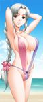  byeontae_jagga sling_bikini swimsuits touhou yagokoro_eirin 