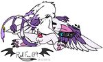  digimon foxred64 gatomon tagme 