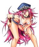  armlet bent_over breasts capcom cleavage come_hither cuffs denim denim_shorts down_blouse downblouse final_fight green_eyes hand_on_hip handcuffs hat hips legs licking_lips lip_licking long_hair long_legs midriff nail_polish naughty_face newhalf peaked_cap penis photoshop pink_hair poison poison_(final_fight) short_shorts shorts sideboob solo street_fighter studded_collar tank_top thighs tongue_out very_long_hair 