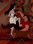  beauty_and_the_beast crossover dirtydisneybitches gaston the_little_mermaid ursula vanessa 