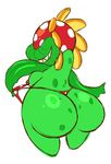  big_butt bikini breasts butt crossgender female flora_fauna huge_butt mario_bros nintendo petey_piranha piranha_plant plain_background rule_63 smile super_mario_bros. super_mario_sunshine swimsuit video_games yowesephth 