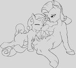  animal_genitalia balls cub cutie_mark_crusaders dickgirl doppelg&#228;nger duo equine female feral friendship_is_magic horn horse horsecock incest intersex line_art mammal monochrome my_little_pony penis pony rarity rarity_(mlp) sibling sisters spread_legs spreading sweetie_belle sweetie_belle_(mlp) teats unicorn young 