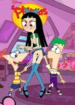  ferb_fletcher phineas_and_ferb phineas_flynn stacy_hirano tagme 