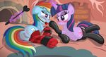  friendship_is_magic my_little_pony rainbow_dash twilight_sparkle ziemniax 