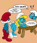  brainy_smurf papa_smurf smurfette tagme the_smurfs 