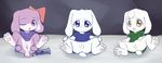  cave_story chaco cub delicious delicious_(artist) female hindpaw lagomorph mammal mimiga one_eye_closed open_mouth paws presenting pussy spread_legs spread_pussy spreading sue_sakamoto toddler toroko video_games wink young 