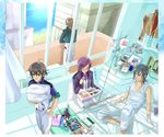  allelujah_haptism ask_(densicho) bed gundam gundam_00 hospital hospital_bed intravenous_drip lockon_stratos lyle_dylandy multiple_boys setsuna_f_seiei tieria_erde 