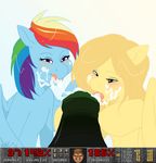  crossover doom doomguy friendship_is_magic my_little_pony rainbow_dash 