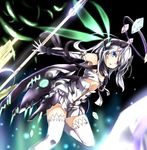  armor bad_id bad_pixiv_id highres light_particles original thighhighs unzipped weapon white_legwear wings yorughi zipper 