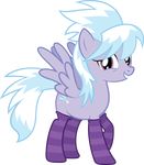 absurd_res cloud_chaser_(mlp) cutie_mark equine female feral friendship_is_magic hair hi_res horse looking_at_viewer mammal my_little_pony pegasus plain_background pony purple_eyes quanno3 smile socks solo transparent_background two_tone_hair vector wings 