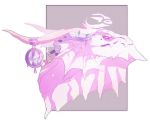 2017 digital_media_(artwork) dragon flight_rising guardian_dragon headshot_portrait horn pink_eyes portrait ravoilie simple_background solo spines 