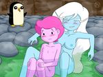  adventure_time coldfusion gunter ice_queen prince_gumball 