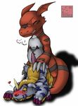  digimon gabumon guilmon tagme vitrex 