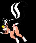  animated lola_bunny looney_tunes pepe_le_pew space_jam toonpimp 