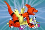  digimon gabumon guilmon tagme 