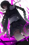  dangan-ronpa fukawa_touko megane nmaaaaa seifuku 