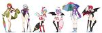  :d alternate_costume bare_hips bare_legs bat_wings between_breasts blonde_hair blue_eyes blush boots braid breasts chinese_clothes cleavage cleavage_cutout closed_umbrella covered_navel crescent crossed_legs demon_wings detached_sleeves double_bun flandre_scarlet flat_chest floating floating_object green_leotard groin hair_ribbon hat head_wings high_heels highleg highleg_leotard holding hong_meiling hyouju_issei izayoi_sakuya koakuma large_breasts legs leotard long_hair looking_at_viewer maid maid_headdress midriff multiple_girls navel necktie no_hat no_headwear open_mouth outstretched_arm outstretched_hand patchouli_knowledge planted_umbrella pointy_ears purple_eyes purple_hair race_queen red_eyes red_hair remilia_scarlet revision ribbon scarf shoes short_hair shorts silver_hair simple_background skin_tight smile standing star striped thigh_boots thighhighs touhou twin_braids umbrella vertical_stripes watson_cross white_background wings wrist_cuffs yellow_eyes 