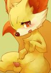  blush canine fennec fennekin fox kemoisumi male mammal nintendo nude open_mouth penis pok&#233;mon pok&eacute;mon sitting small_penis solo sumi tapering_penis tears video_games young 