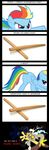  discord_(mlp) draconequus equine female feral friendship_is_magic horse male mammal my_little_pony pegasus pony rainbow_dash_(mlp) russian_text text unknown_artist wings 