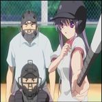  2boys bad_aspect_ratio baseball baseball_bat baseball_helmet clannad fujibayashi_kyou helmet multiple_boys 