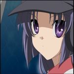  bad_aspect_ratio baseball clannad ichinose_kotomi purple_eyes screencap solo 