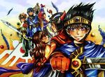  5boys artist_request character_request dragon_quest dragon_quest_i dragon_quest_ii dragon_quest_iii hero_(dq1) multiple_boys multiple_girls prince_of_lorasia prince_of_samantoria princess_laura princess_of_moonbrook roto sword weapon 
