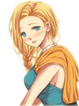  bad_id bad_pixiv_id bianca blonde_hair blue_eyes blush braid dragon_quest dragon_quest_v nanashino open_mouth single_braid solo 