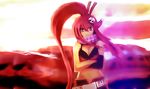  bad_id bad_pixiv_id belt breasts crossed_arms devastator_(heavy99) long_hair medium_breasts ponytail red_hair solo tengen_toppa_gurren_lagann yoko_littner 