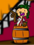  barrel chavo_del_ocho chespin chespirito crossdressing crossover el_chavo el_chavo_del_ocho mexico nintendo pok&#233;mon pok&eacute;mon solo staircase stairs tv_series unknown_artist video_games 