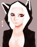 animal_ears cat_ears catgirl cathood female looking_at_viewer red_eyes slit_pupils strawberry_deathcake webcomic 