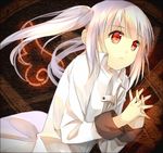  bad_id bad_pixiv_id blush long_hair original red_eyes shiro_(xinta) solo white_hair xinta 